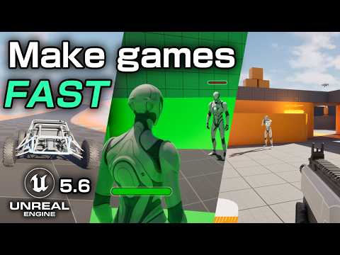Make Games Fast with Unreal Engine 5 6 New Game Templates
