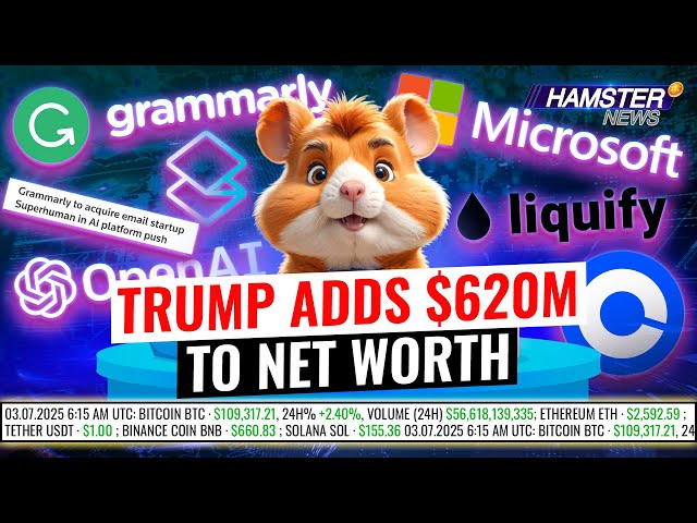 Grammarly acquires Superhuman, Coinbase acquires Liquifi, Microsoft layoffs ⚡️ Hamster News