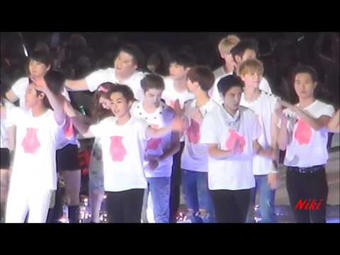 140815 SMTOWN in SEOUL ending XIUMIIN 시우민 FOCUS LUMIN