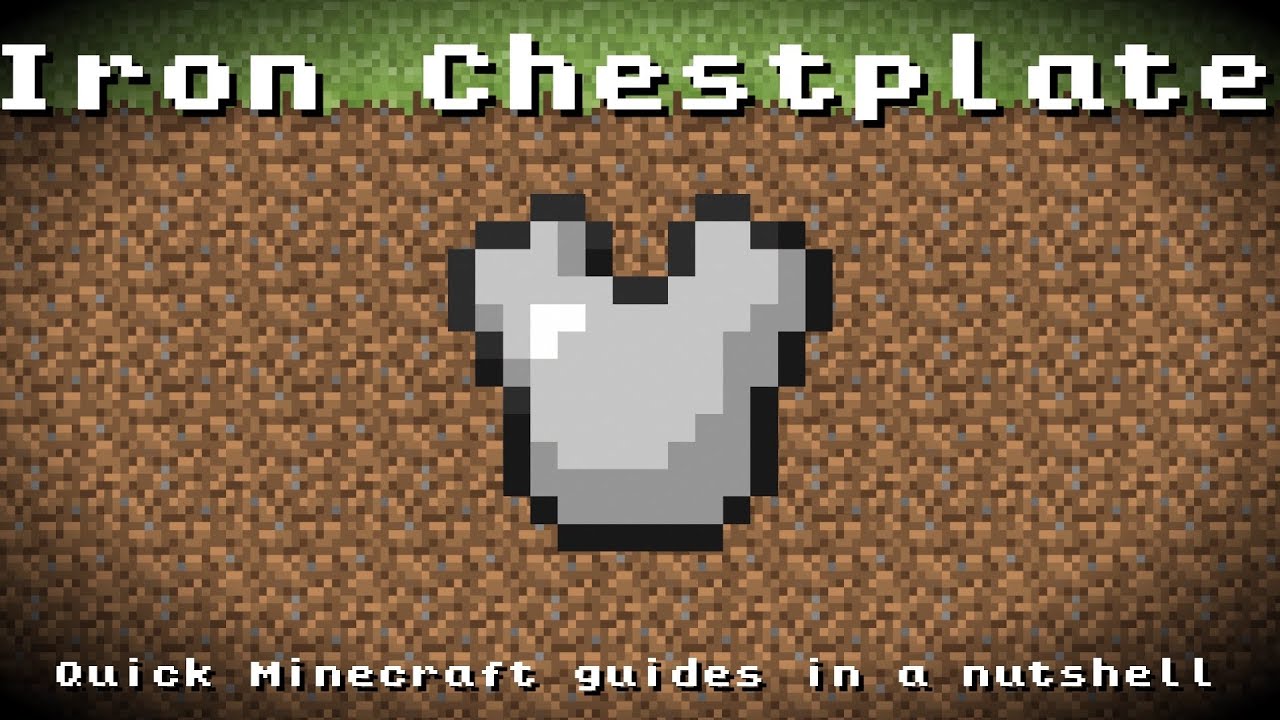 Minecraft - Iron Chestplate! Recipe, Item ID, Information! *Up to date ...