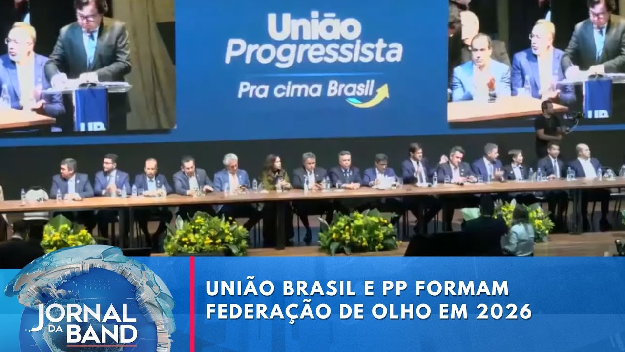 União Brasil e PP formam superfederação | Jornal da Band