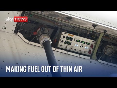 UK's first air capture plant turned on to remove CO2 from the atmosphere and turn it into jet fuel