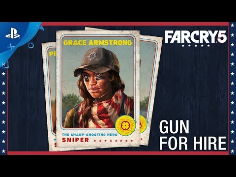 Far Cry 5 - Character Spotlight: Grace Armstrong ? Gun For Hire | PS4