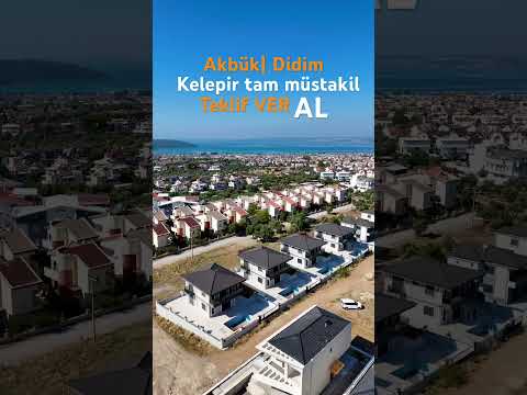 AKBÜK’TE satılık kelepir villa 10 milyon üstü tekliflere açık #didim #akbük