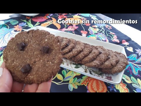 Cookies de chocolate sin remordimientos con Thermomix #TM6 #TM5 #TM31 #veganas #singluten #sinazucar