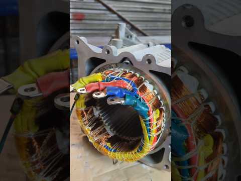 Renault Zoe electric motor strip down