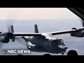 U.S. military Osprey aircraft crashes off coast of Japan