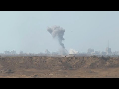 Smoke billows over central Gaza Strip | AFP