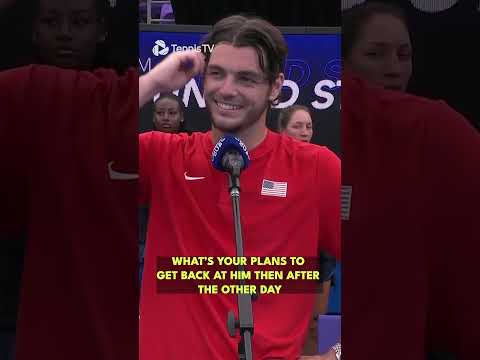 Tiafoe Pranks Fritz 🤣