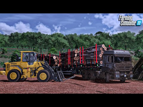 Fazenda simulada #70 | Comprei um axor 3344 | Transporte da lenha | Farming simulator 22