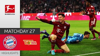 FC Bayern München — Union Berlin 4-0 | Highlights | Matchday 27 – Bundesliga 2021/22