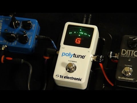 TC Electronic Polytune II Tuner Demo with Russel Gray