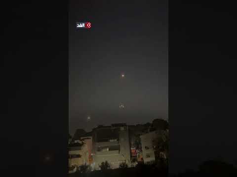 رشقة صاروخية إيرانية جديدة باتجاه إسرائيل