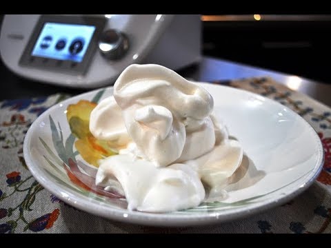 Merengue sin huevo con Thermomix ® - Aquafaba - Dieta vegana o alérgicos al huevo