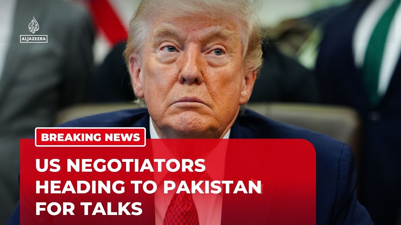 Trump says US negotiators will be in Pakistan tomorrow for talks with Iran