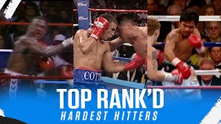 Top Rank Fighters With Devastating Power | The Hardest Hitters in Boxing