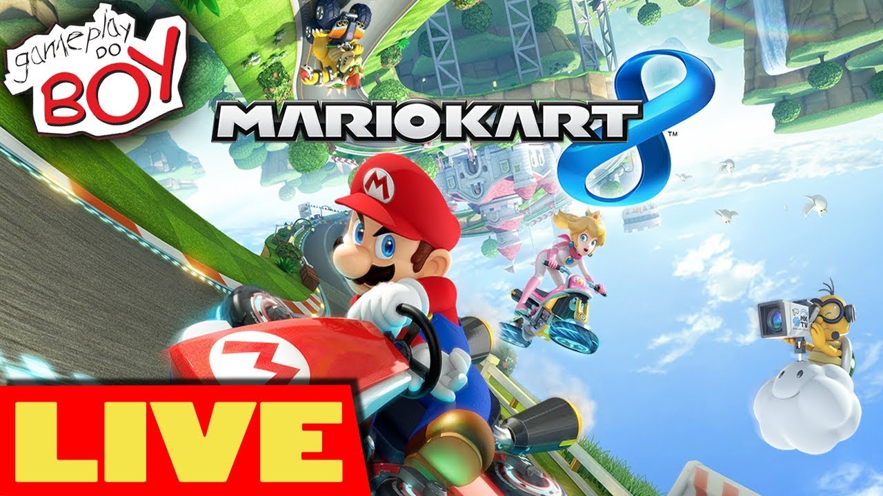 LIVE! Mario Kart 8 - Wii U - Gameplay do Boy