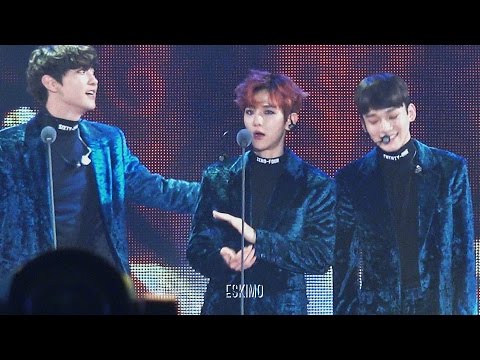 161119 MMA 백현 수상소감