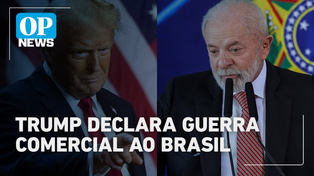 Trump declara guerra comercial ao Brasil; confira reações de políticos em Brasília | O POVO News