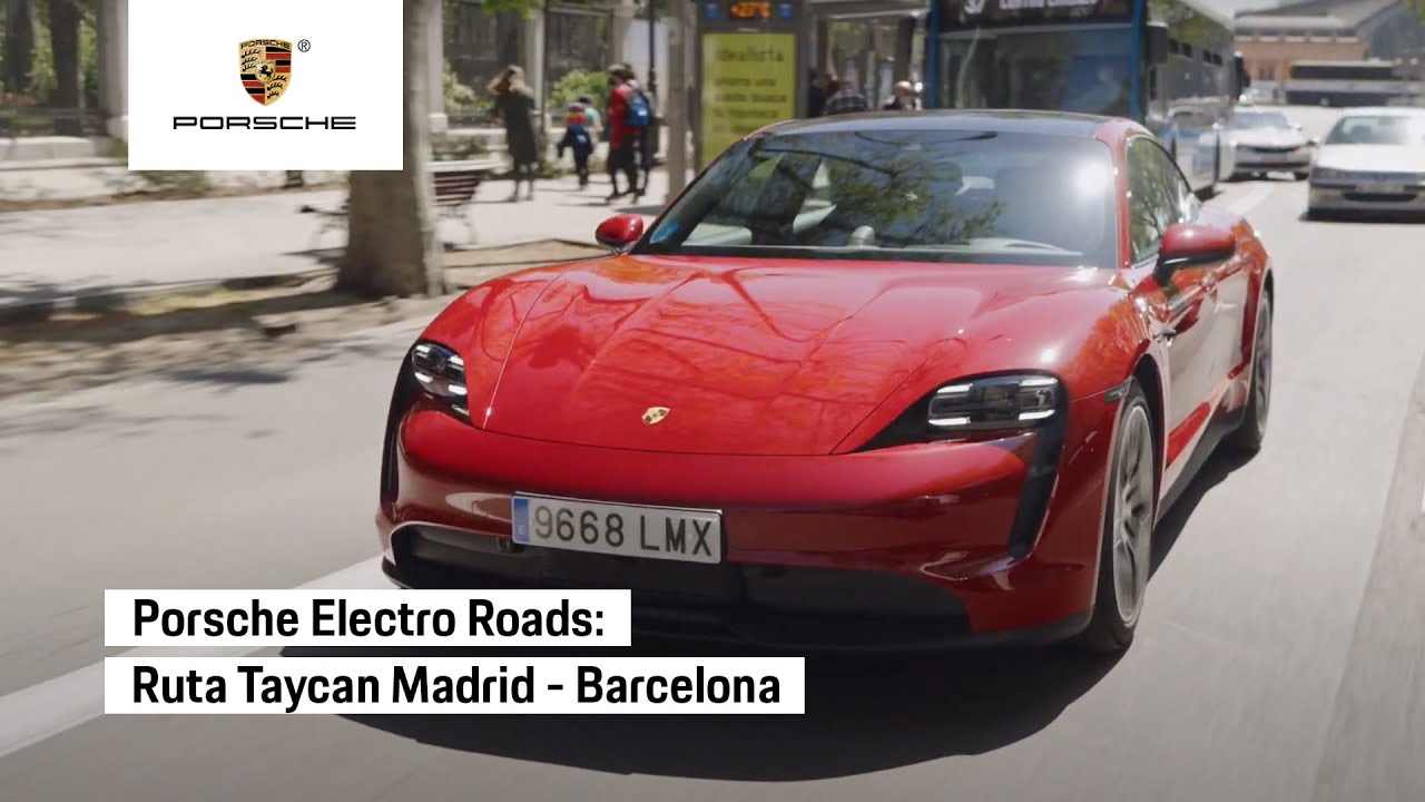 Ruta Madrid-Barcelona con el Porsche Taycan