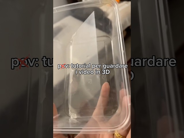 Tutorial per guardare i video in 3D