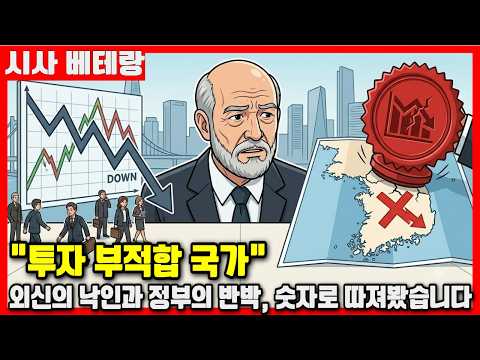 "투자 부적합 국가" — 외신의 낙인과 정부의 반박, 숫자로 따져봤습니다