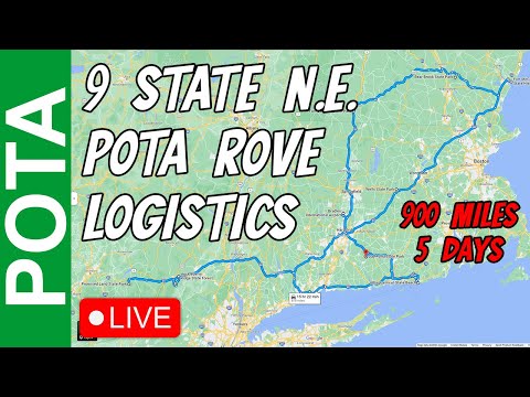 9 State #POTA Rove Logistics Video - How to Activate the New England Area