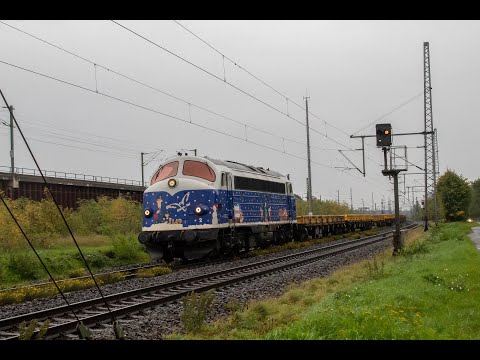 Bahnverkehr in Köln Porz-Wahn 21.10.2022 Part 1