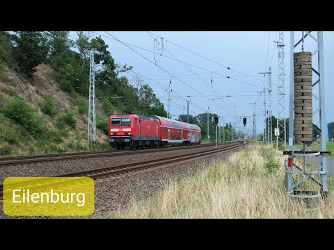 4K | Treinen in Eilenburg - Compilatie - 21 Juli 2022