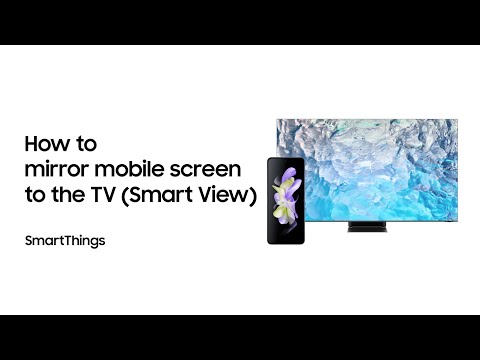 SmartThings: How to mirror your mobile screen to the TV (Smart View) | Samsung