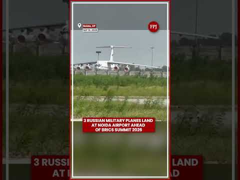 3 Russian Military <strong>Planes</strong> Land At Noida Airport Ahead Of BRICS Summit 2026 | First Foreign Landing