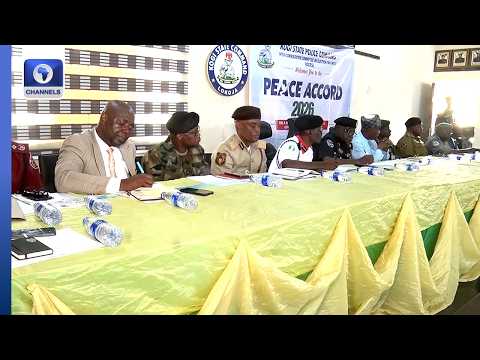 Political Parties In Lokoja Sign Peace Accord Ahead Of 2027 Elections
