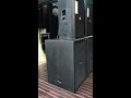 JBL SRX 715 made in USA and RCF Turbo subwoofer 118