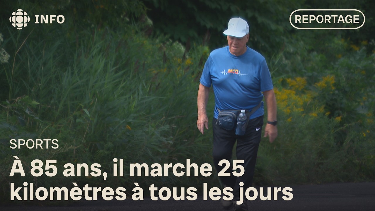 À 85 ans, il parcourt 25 kilomètres à pied chaque jour