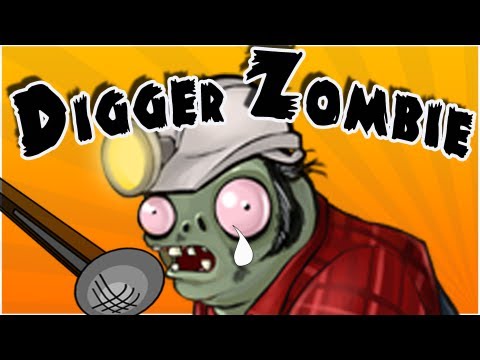 Plants vs Zombies - Digger Zombie audition Failure!! - YouTube