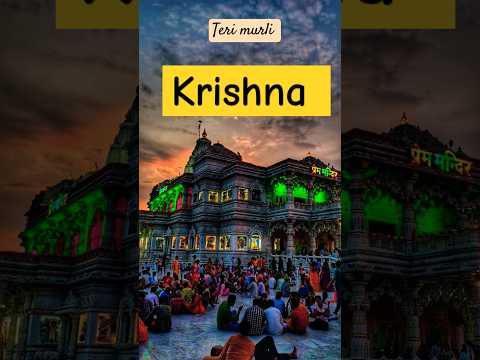 teri murli ki dhun sunke main vridavan ko aaya hun 💖🙏#krishna #radhakrishnan #shorts #trend #status