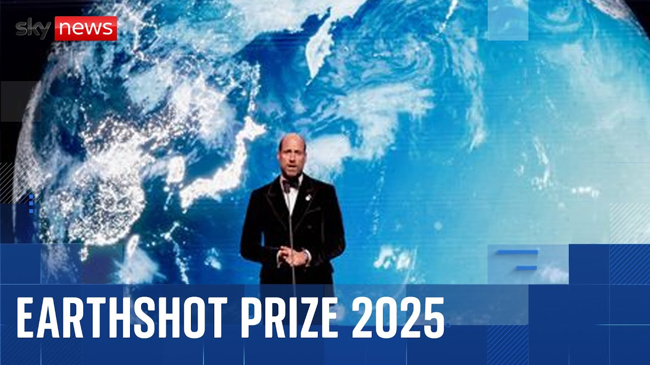 Prince William hails 'world's true action heroes' at Earthshot awards