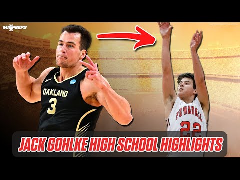 OAKLAND’S JACK GOHLKE WAS A SNIPER IN HIGH SCHOOL | HIGHLIGHTS 🪣 🏀