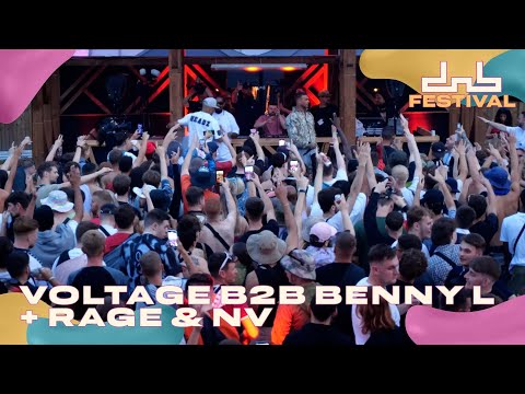 Voltage B2B Benny L & Rage + NV - DnB Allstars: Festival 2023 | Live From London (DJ Set)