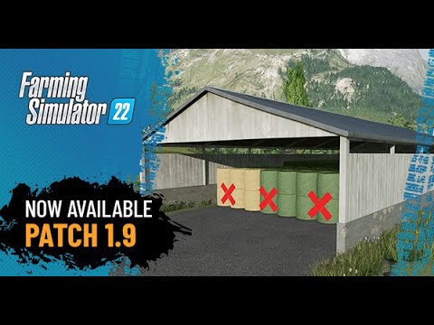 Farming Simulator 22: Patch 1.9 Feature - Bale Storage