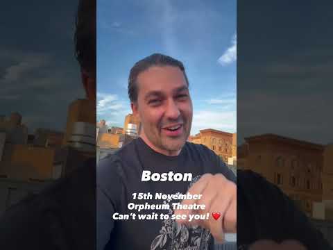 See me in Boston on 15th November 2025. Tickets via the link on my website.