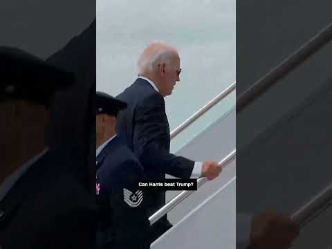 See Biden's first appearance after withdrawing from race