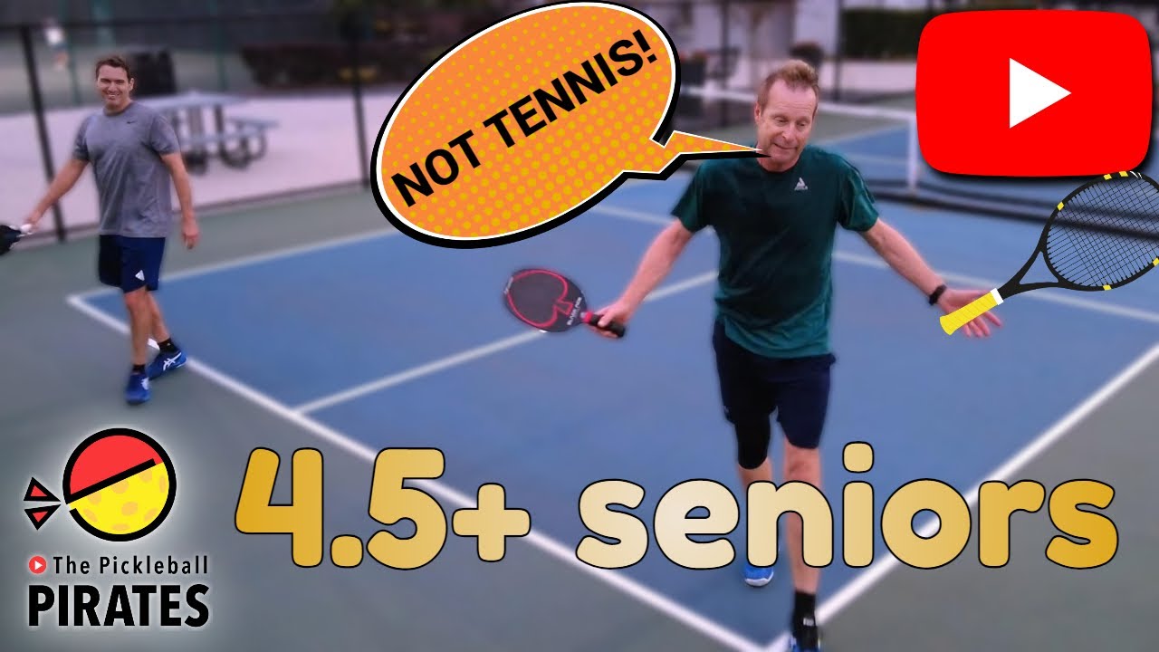 Senior 4.5+ Pickleball Bangers Featuring Top 100 Pro Tennis Player