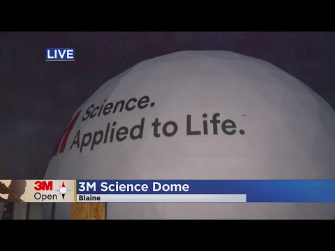 Checking out the technology showcased at 3M Science Dome