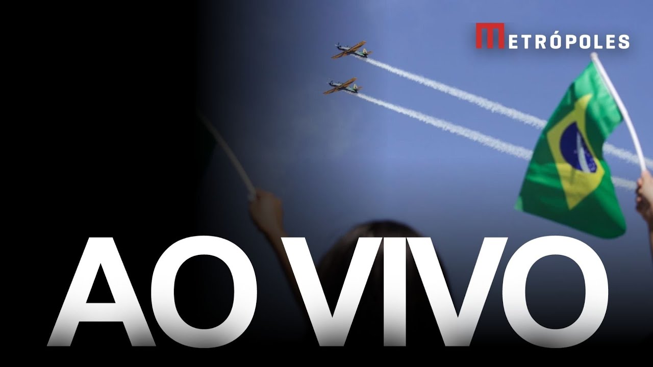 AO VIVO: confira o desfile de 7 de setembro e protestos pelo Brasil