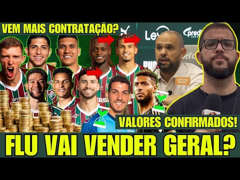 Presidente do Fluminense confirma investimentos em jogadores e necessidade de vendas para equilibrar orçamento