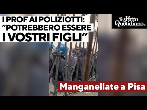 Manganellate a Pisa, i professori implorano i poliziotti: "Hanno solo 15 anni, non sono pericolosi"