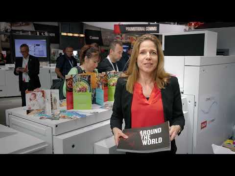 Around the World with the Canon varioPRINT iX3200 at drupa 2024