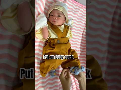Put on baby sock #shorts