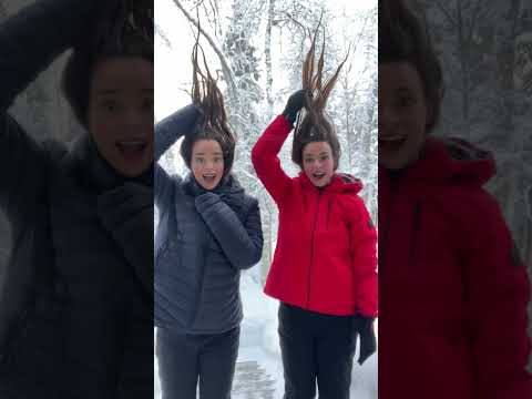 CABELLO CONGELADO ❤️ FROZEN HAIR #tutorial #frozenhair #shorts